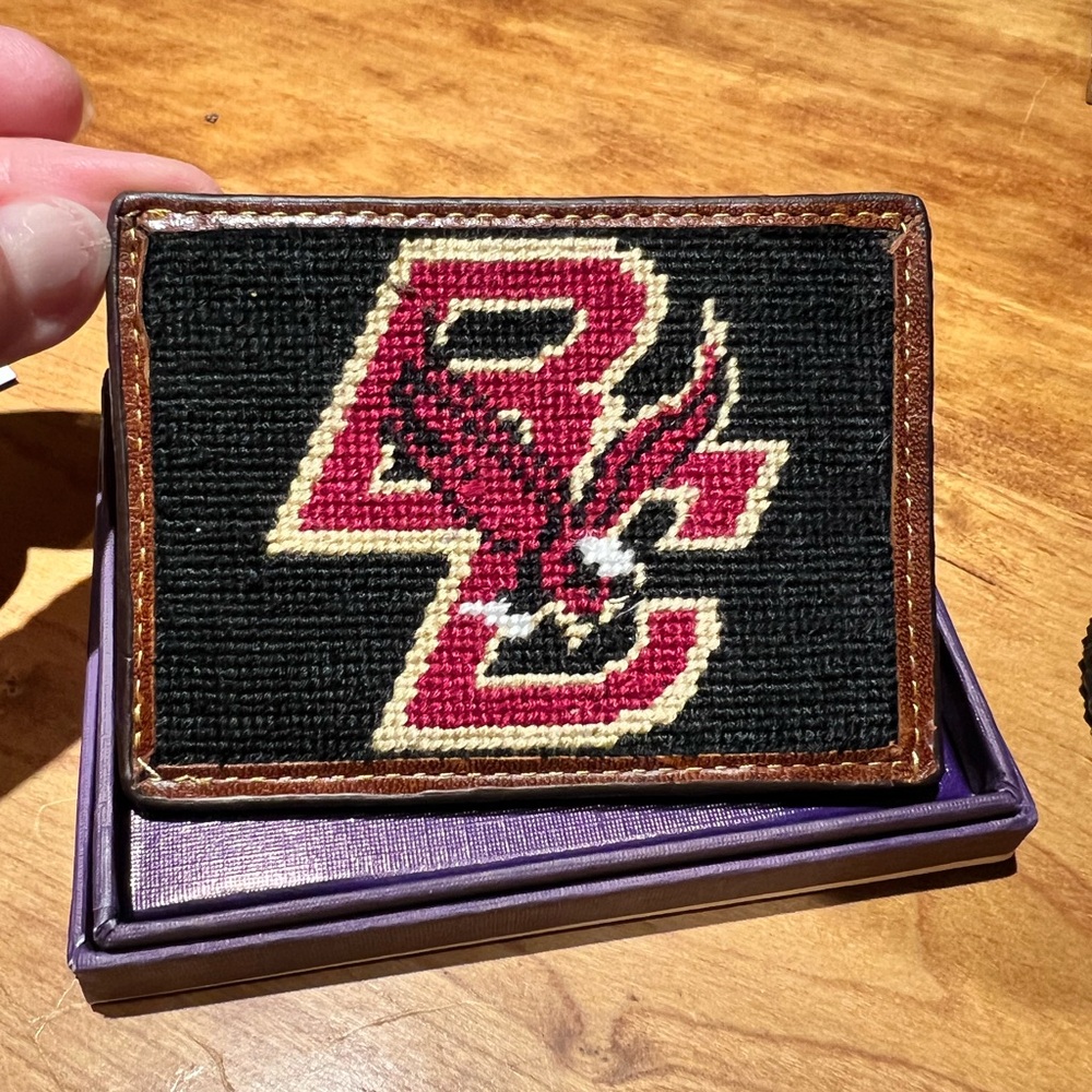 Smathers & Branson BOSTON COLLEGE Card Wallet NEW! - Picture 3 of 8